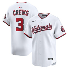Dylan Crews Washington Nationals Home Limited Player Jersey - White