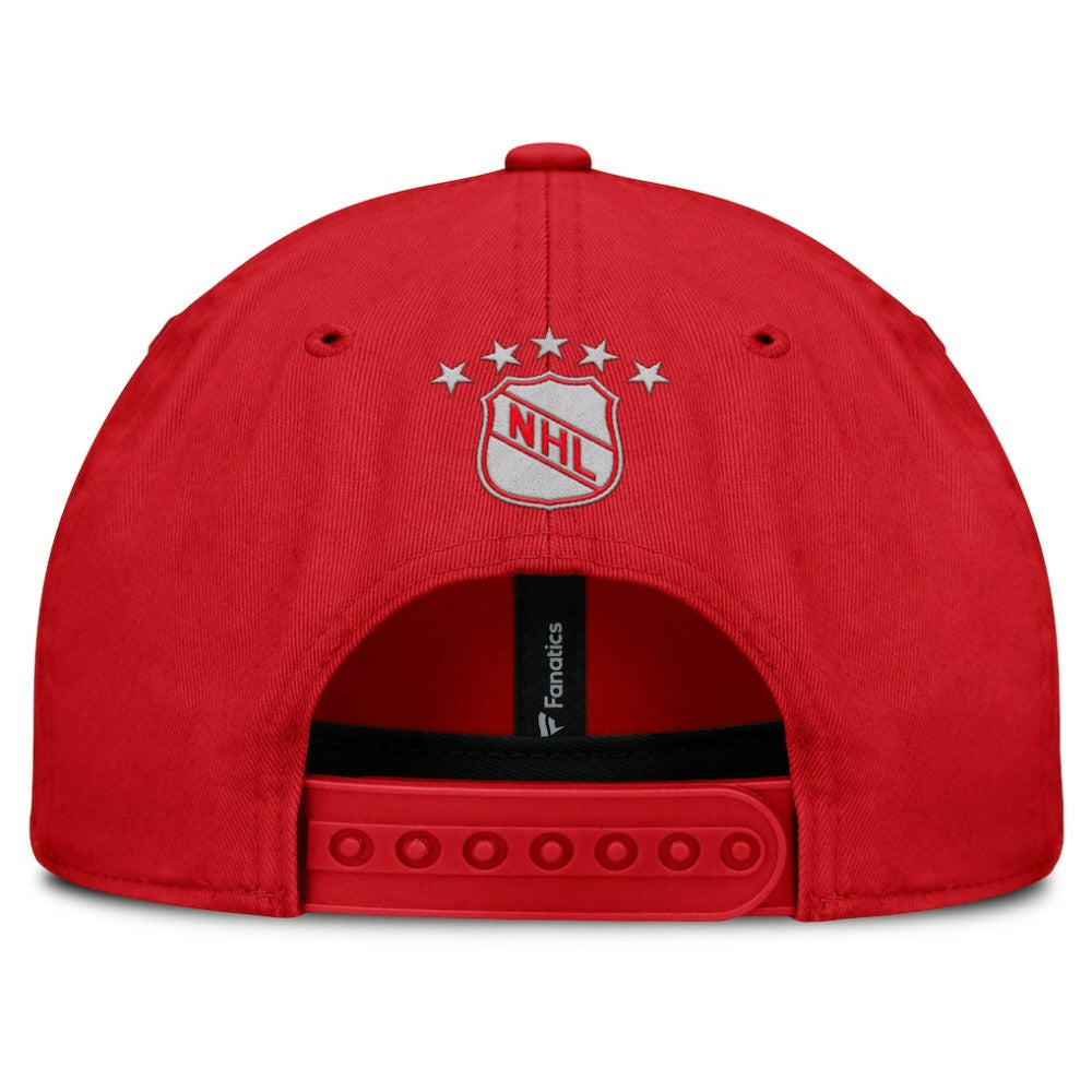 Detroit Red Wings Fanatics Decades Collection Adjustable Hat Red