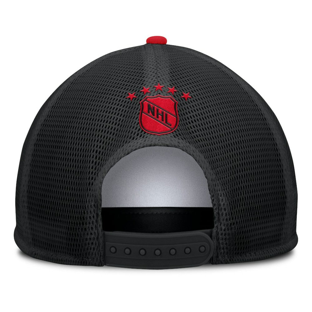Chicago Blackhawks Fanatics Decades Collection Foam Front Snapback Hat White/Black