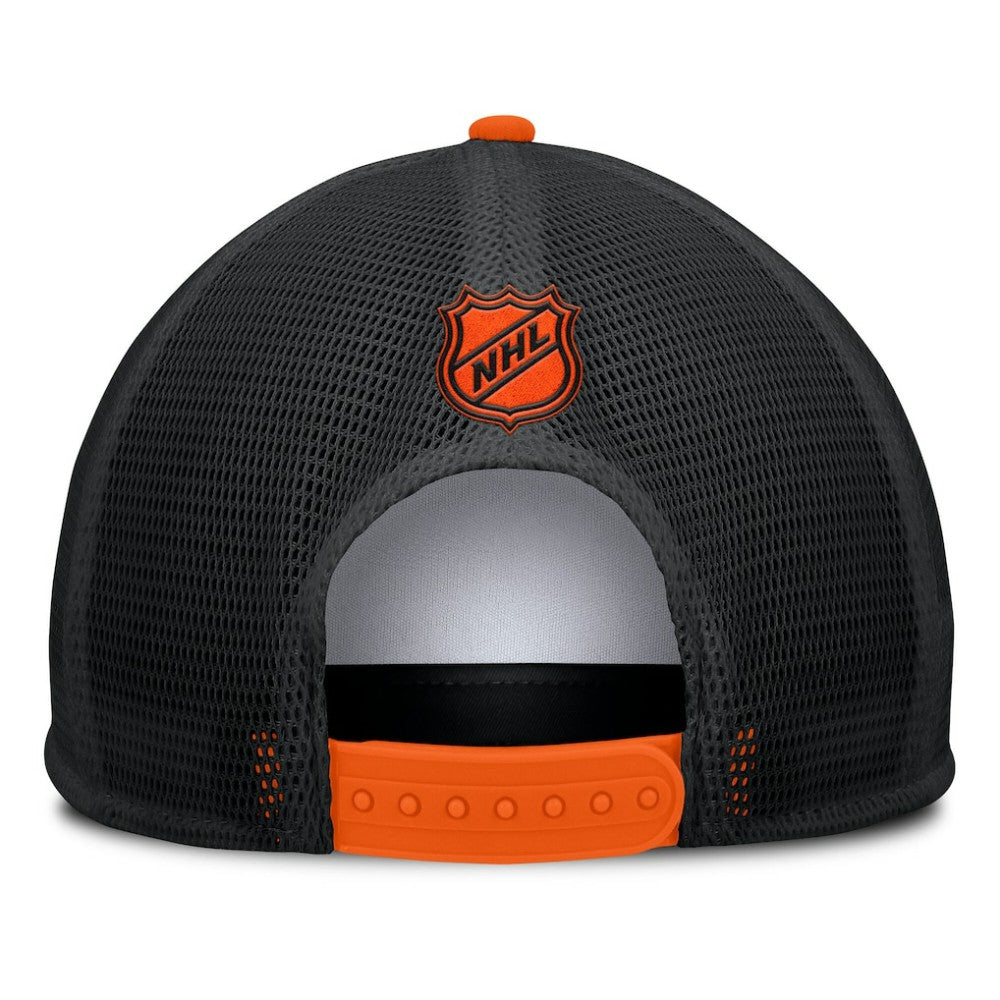 Philadelphia Flyers Fanatics Decades Collection Foam Front Snapback Hat White/Orange