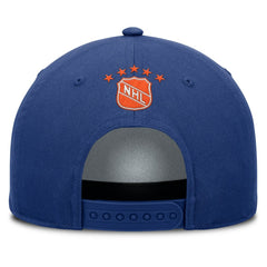 Edmonton Oilers Fanatics Decades Collection A-Frame Rope Adjustable Hat Royal