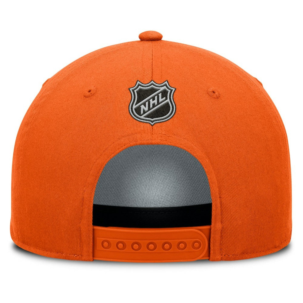 Philadelphia Flyers Fanatics Decades Collection A-Frame Rope Adjustable Hat Orange