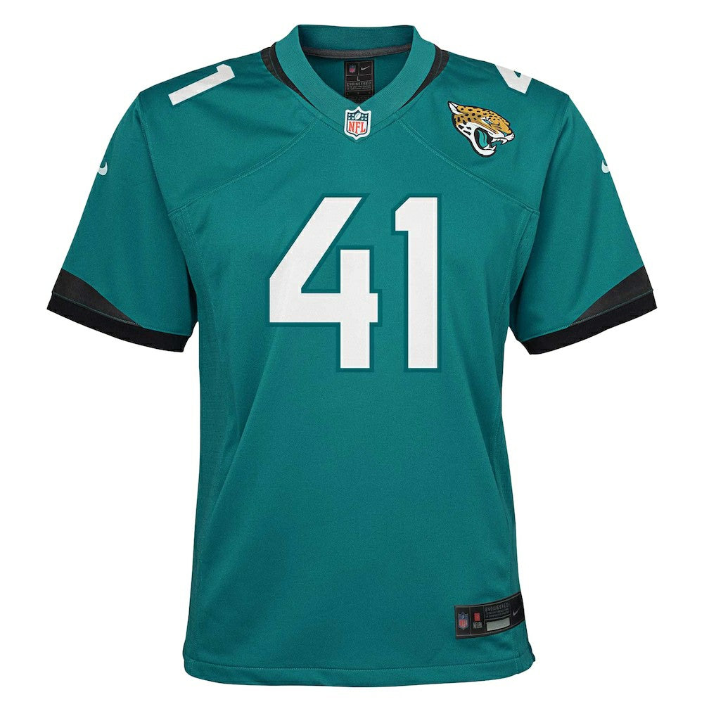 Josh Hines-Allen Jacksonville Jaguars Youth Game Jersey - Teal