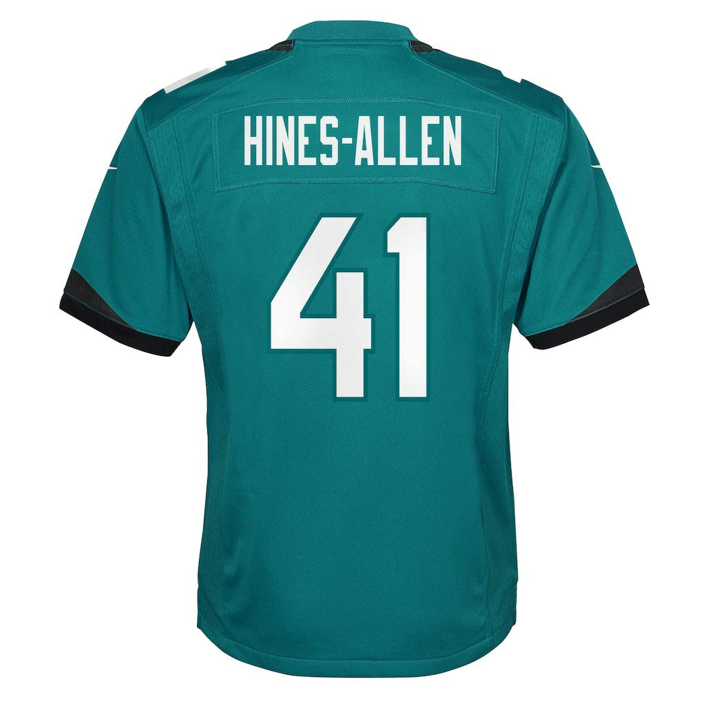 Josh Hines-Allen Jacksonville Jaguars Youth Game Jersey - Teal