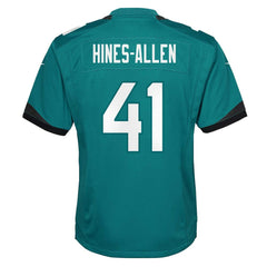 Josh Hines-Allen Jacksonville Jaguars Youth Game Jersey - Teal