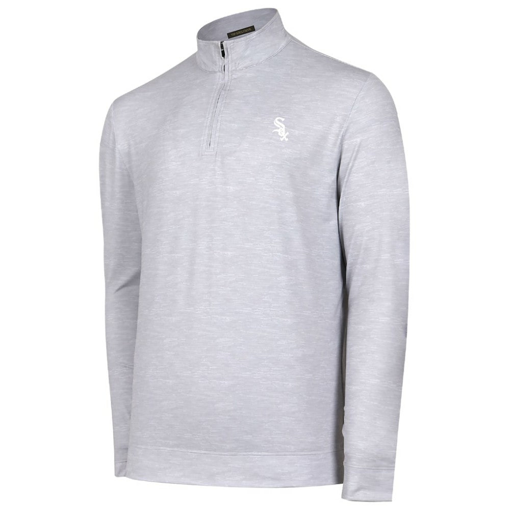 Chicago White Sox Sublime Tri-Blend Quarter-Zip Jacket Gray