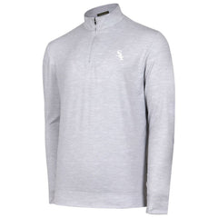 Chicago White Sox Sublime Tri-Blend Quarter-Zip Jacket Gray