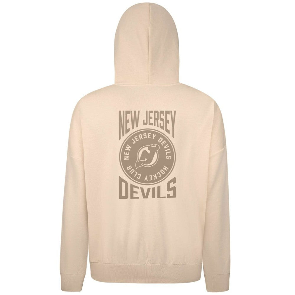 New Jersey Devils Levelwear Contact Stamp Pullover Hoodie Cream