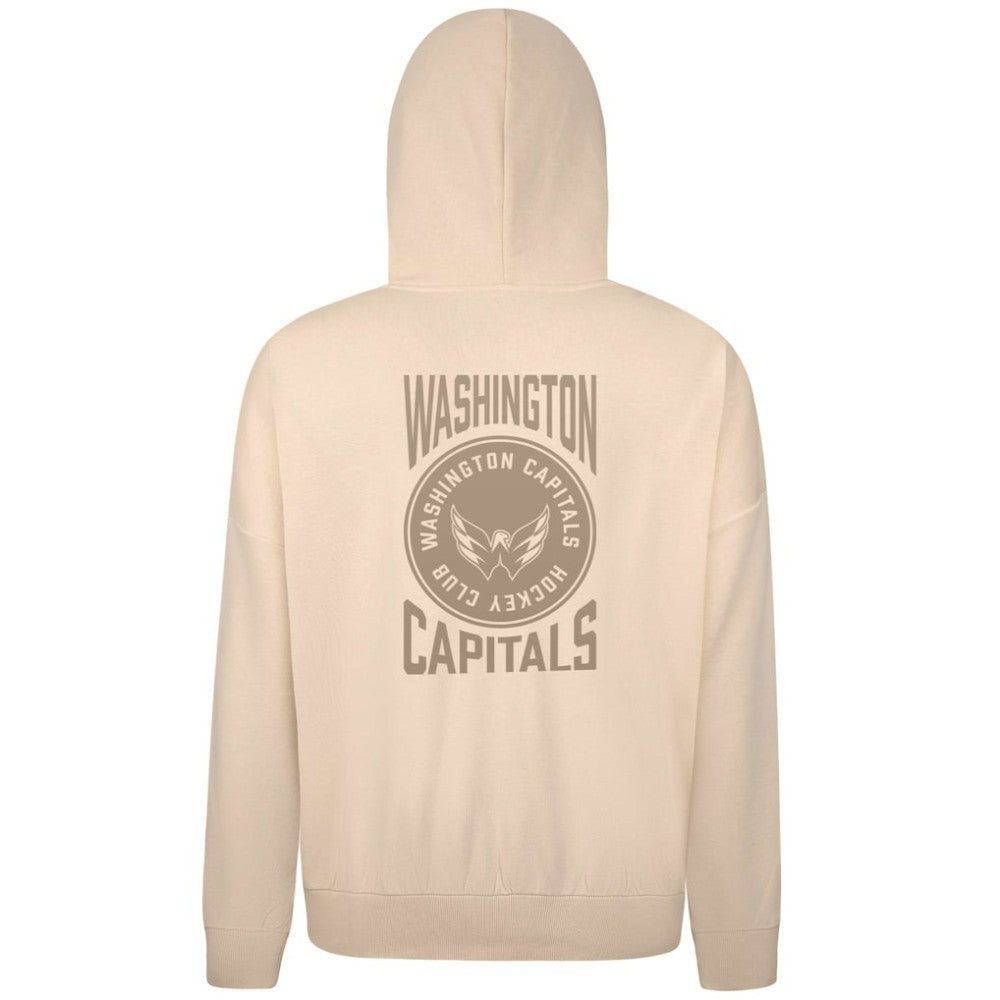 Washington Capitals Levelwear Contact Stamp Pullover Hoodie Cream