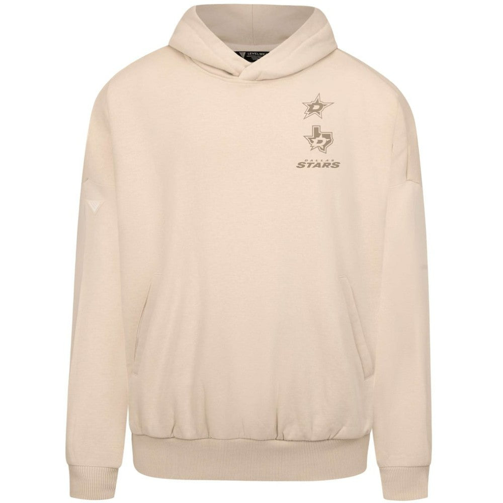 Dallas Stars Levelwear Contact Stamp Pullover Hoodie Cream