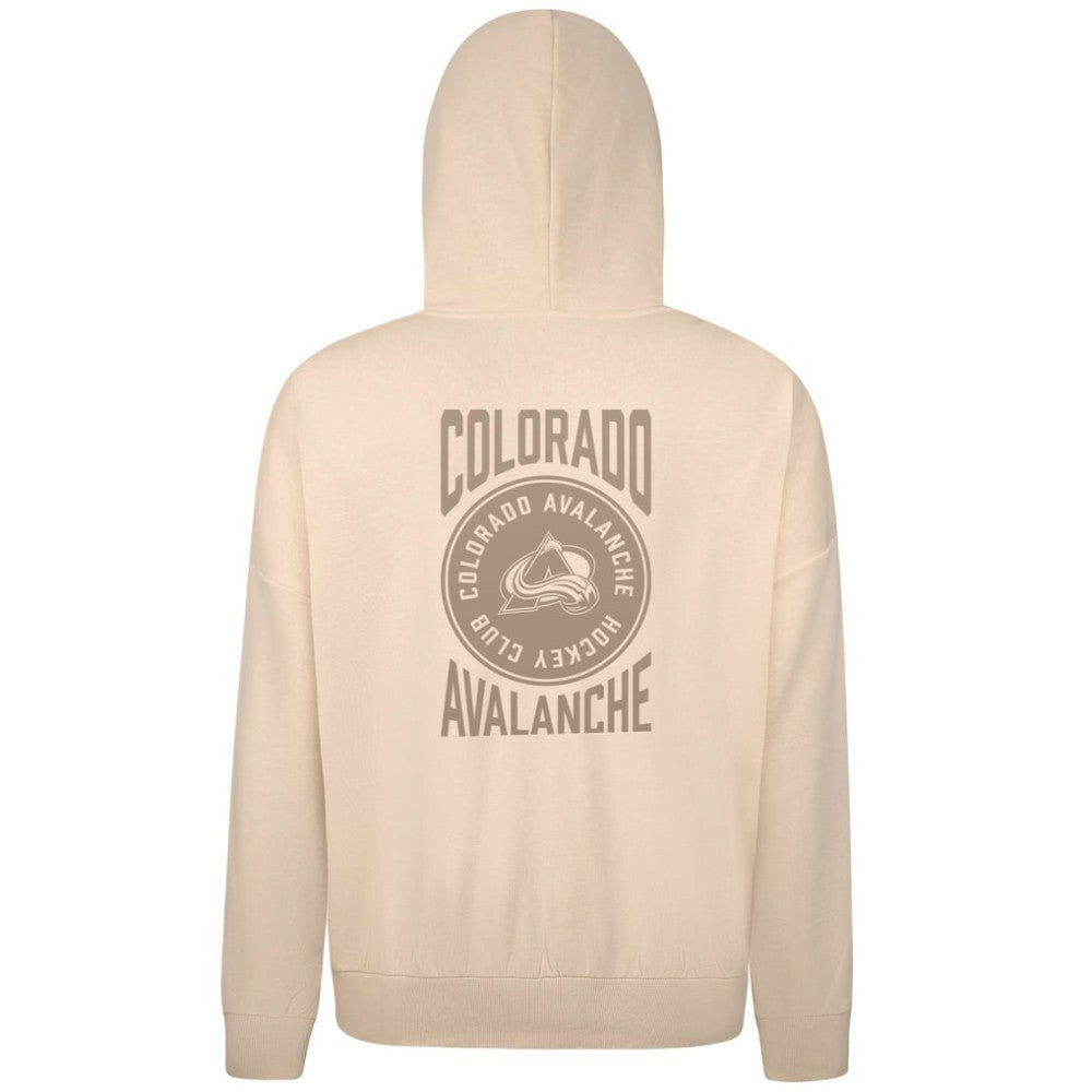 Colorado Avalanche Levelwear Contact Stamp Pullover Hoodie Cream