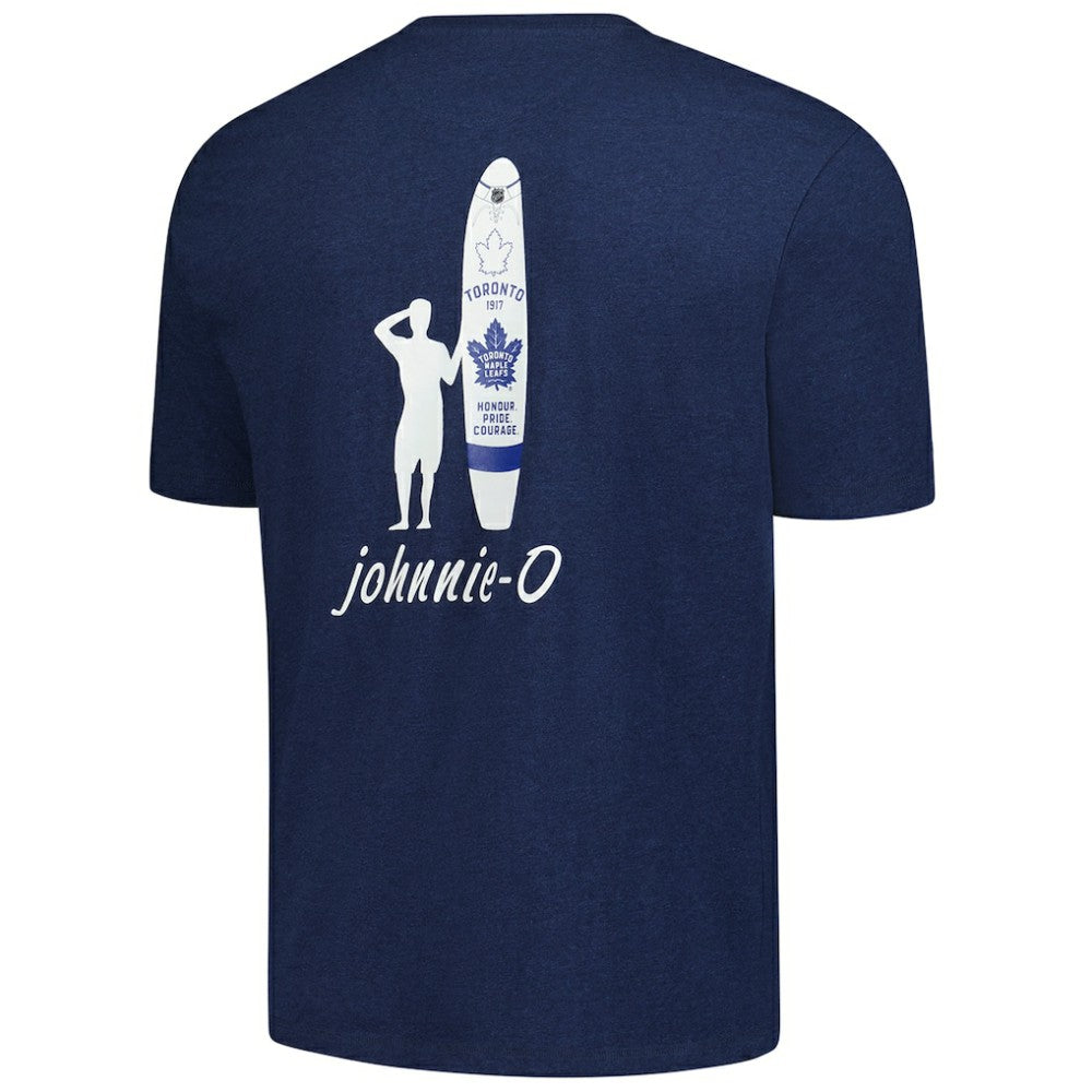 Toronto Maple Leafs johnnie-O Heathered Spencer T-Shirt Navy
