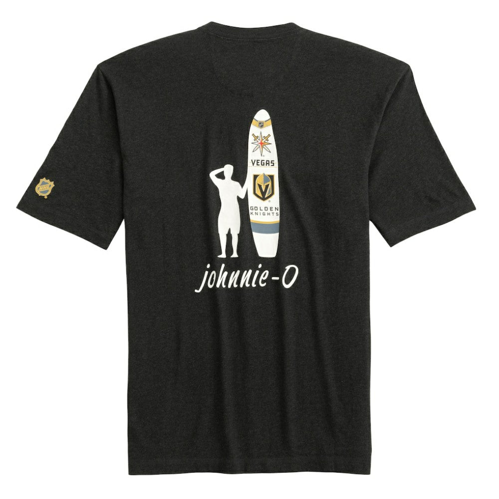 Vegas Golden Knights johnnie-O Heathered Spencer T-Shirt Charcoal