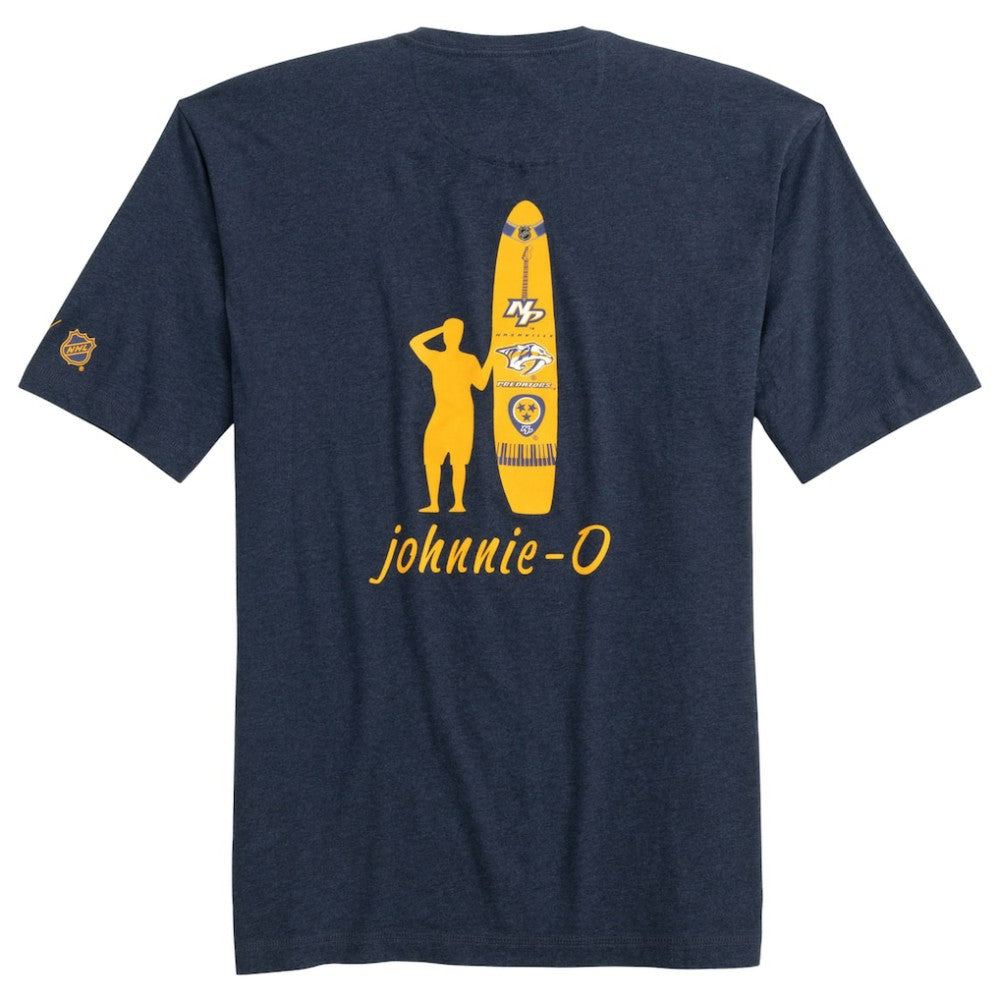 Nashville Predators johnnie-O Heathered Spencer T-Shirt Navy