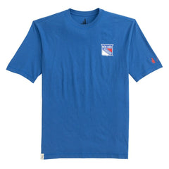 New York Rangers johnnie-O Heathered Spencer T-Shirt Blue