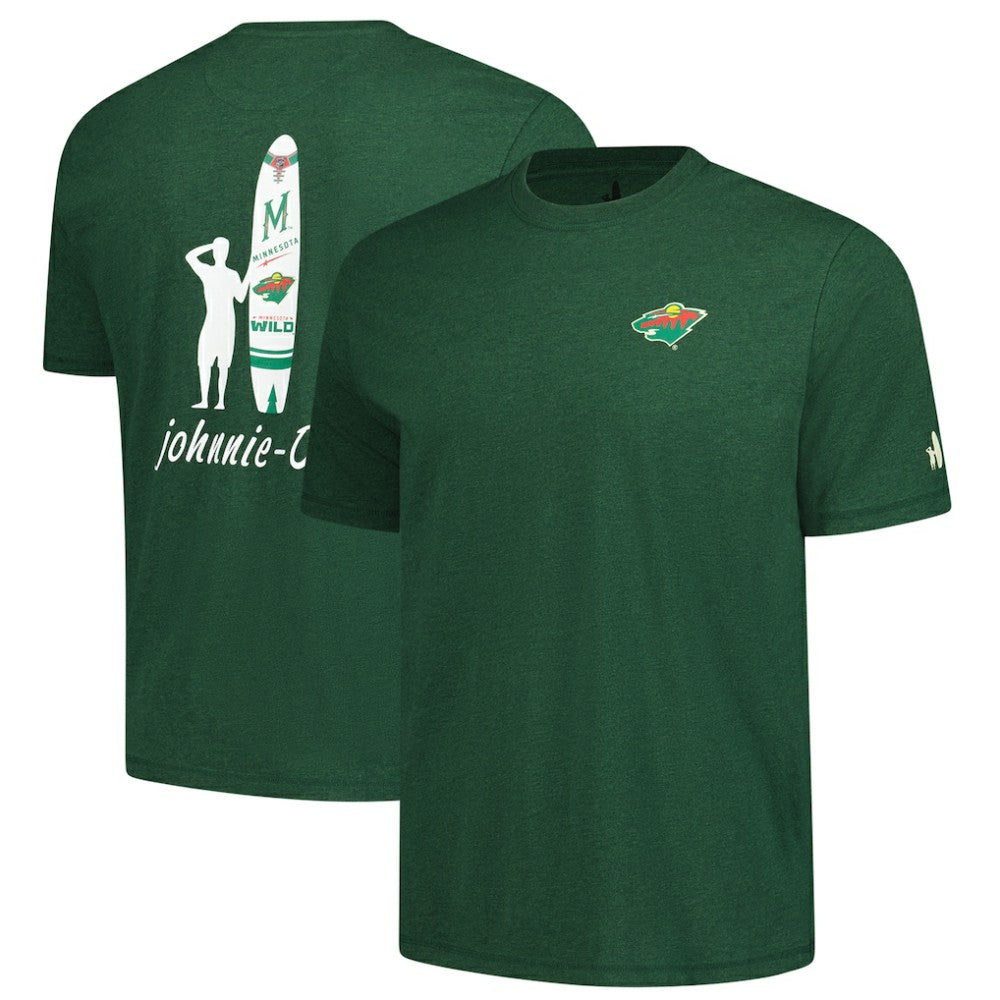Minnesota Wild johnnie-O Heathered Spencer T-Shirt Green
