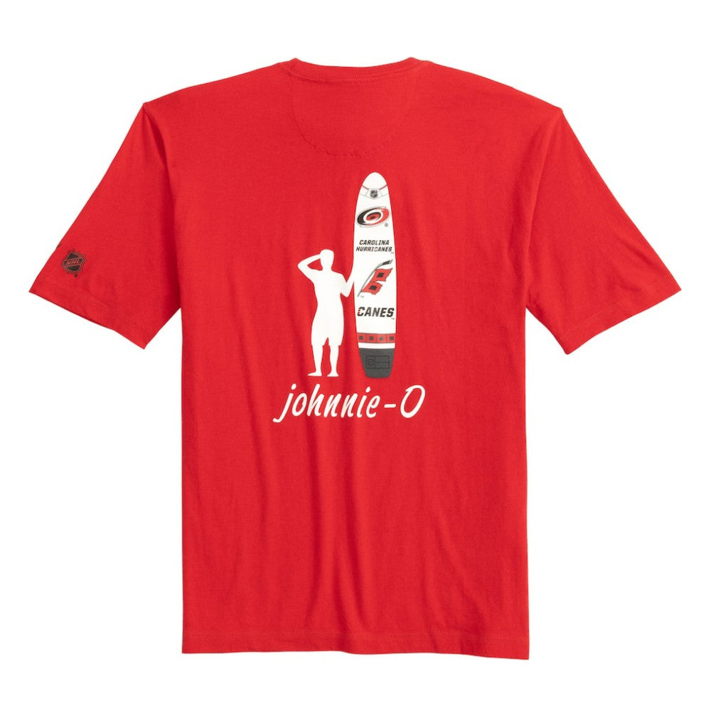 Carolina Hurricanes johnnie-O Heathered Spencer T-Shirt Red