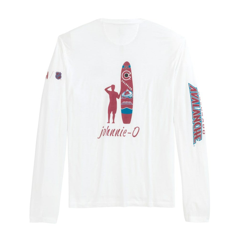 Colorado Avalanche johnnie-O Adam Long Sleeve T-Shirt White