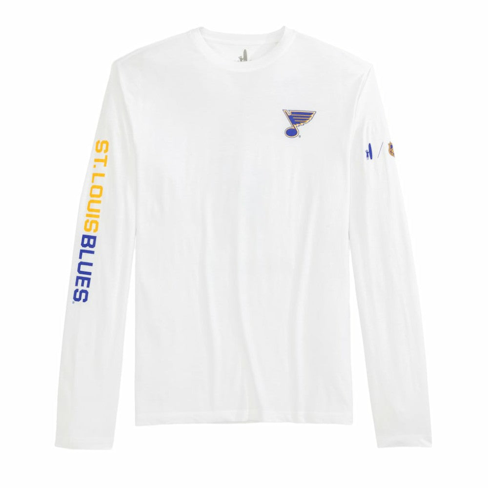 St. Louis Blues johnnie-O Adam Long Sleeve T-Shirt White