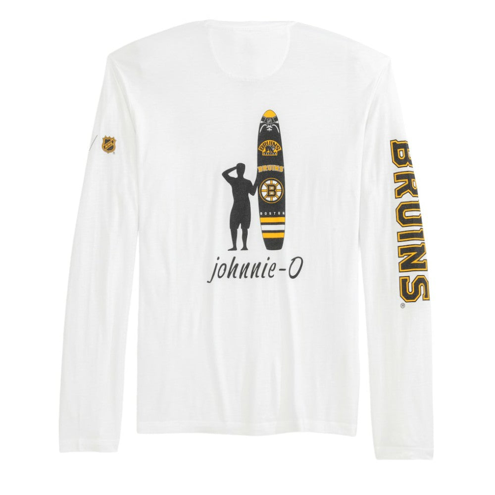 Boston Bruins johnnie-O Adam Long Sleeve T-Shirt White
