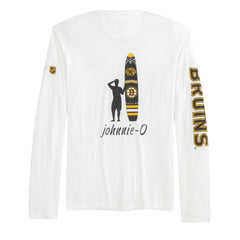 Boston Bruins johnnie-O Adam Long Sleeve T-Shirt White