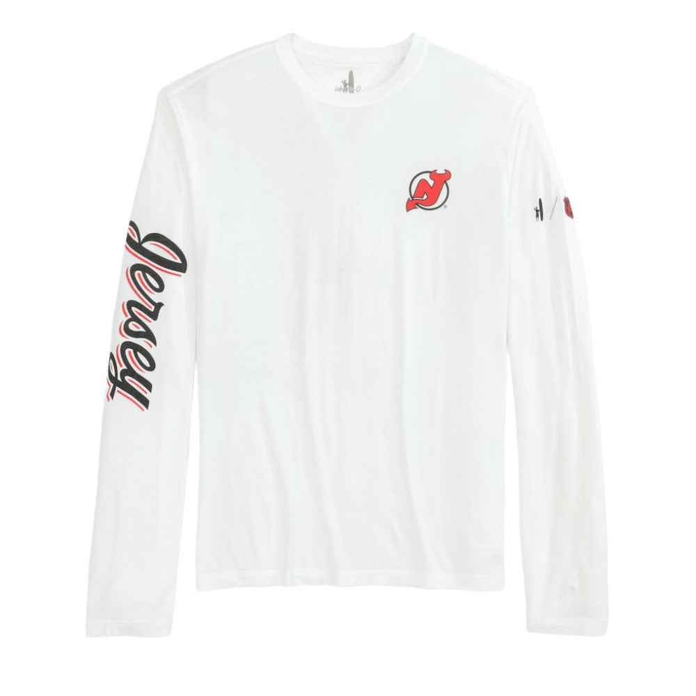 New Jersey Devils johnnie-O Adam Long Sleeve T-Shirt White