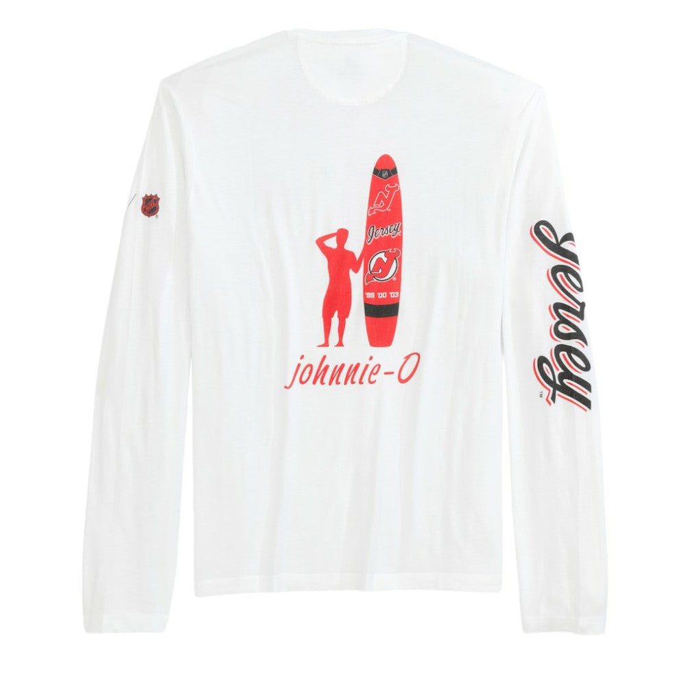 New Jersey Devils johnnie-O Adam Long Sleeve T-Shirt White