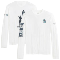 Seattle Kraken johnnie-O Adam Long Sleeve T-Shirt White