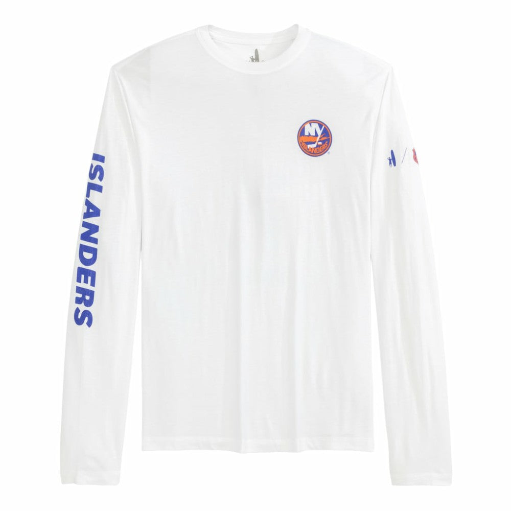 New York Islanders johnnie-O Adam Long Sleeve T-Shirt White