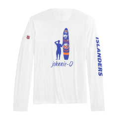 New York Islanders johnnie-O Adam Long Sleeve T-Shirt White