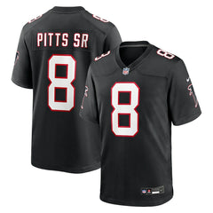 Kyle Pitts Sr. Atlanta Falcons Alternate Game Jersey - Black