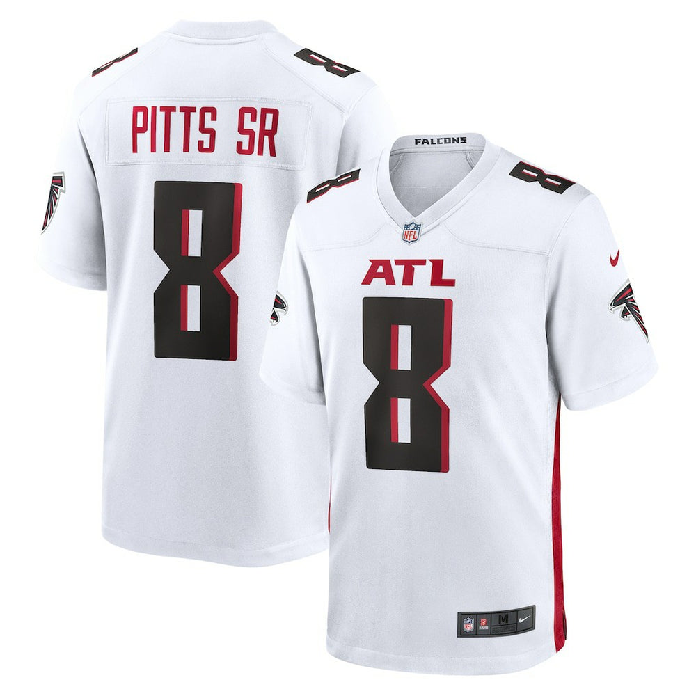 Kyle Pitts Sr. Atlanta Falcons White Game Jersey - White