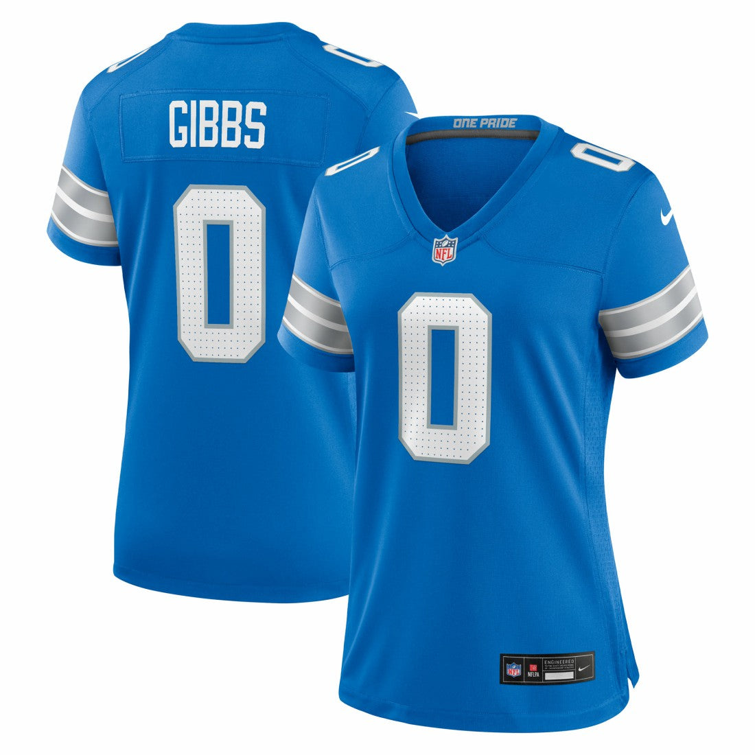 Jahmyr Gibbs Detroit Lions Women's Game Player Jersey - Blue