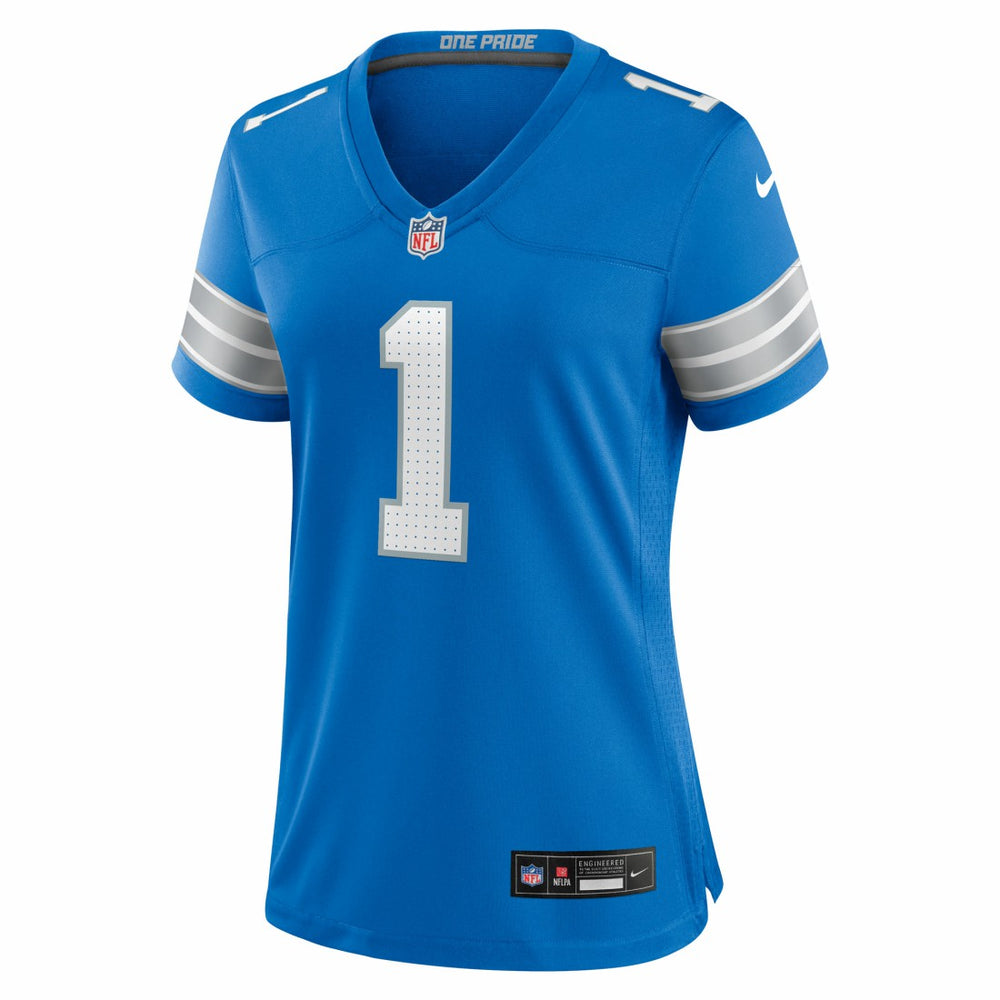 Jameson Williams Detroit Lions Women's Game Player Jersey - Blue