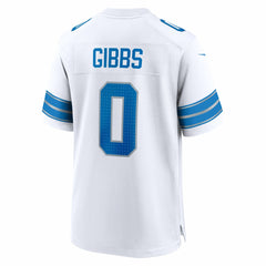 Jahmyr Gibbs Detroit Lions Game Player Jersey - White