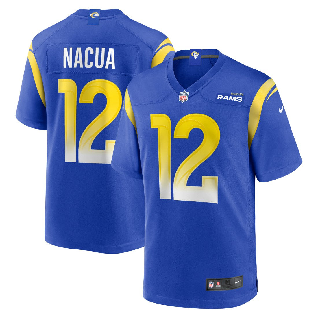 Puka Nacua Los Angeles Rams Game Player Jersey - Royal