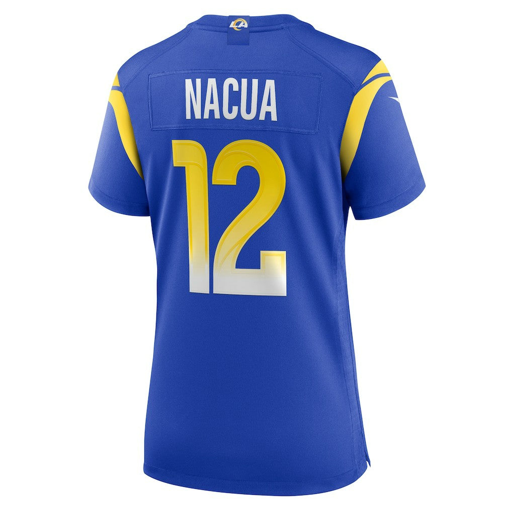 Puka Nacua Los Angeles Rams Women's Game Player Jersey - Royal