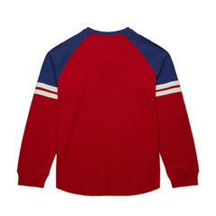 New York Rangers Mitchell & Ness Thermal Henley Long Sleeve T-Shirt Red