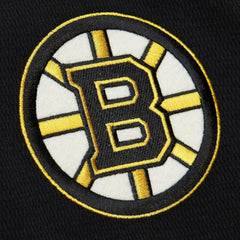 Boston Bruins Mitchell & Ness Thermal Henley Long Sleeve T-Shirt Black