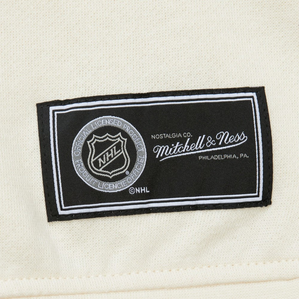 Chicago Blackhawks Mitchell & Ness Women's Logo 3.0 Pullover Sweatshirt Cream