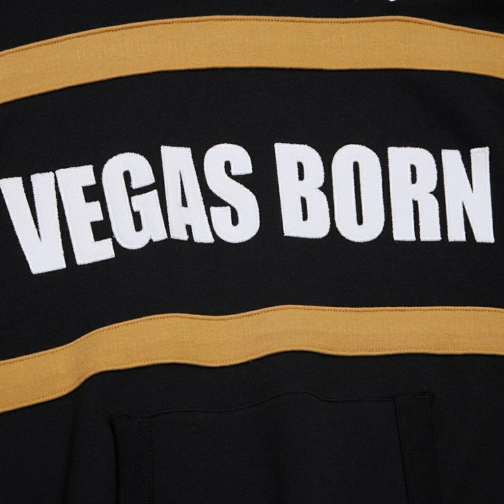 Vegas Golden Knights Mitchell & Ness Head Coach Slogan Pullover Hoodie Black