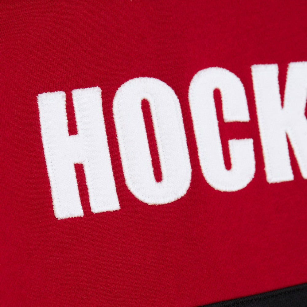 Detroit Red Wings Mitchell & Ness Head Coach Slogan Pullover Hoodie Red