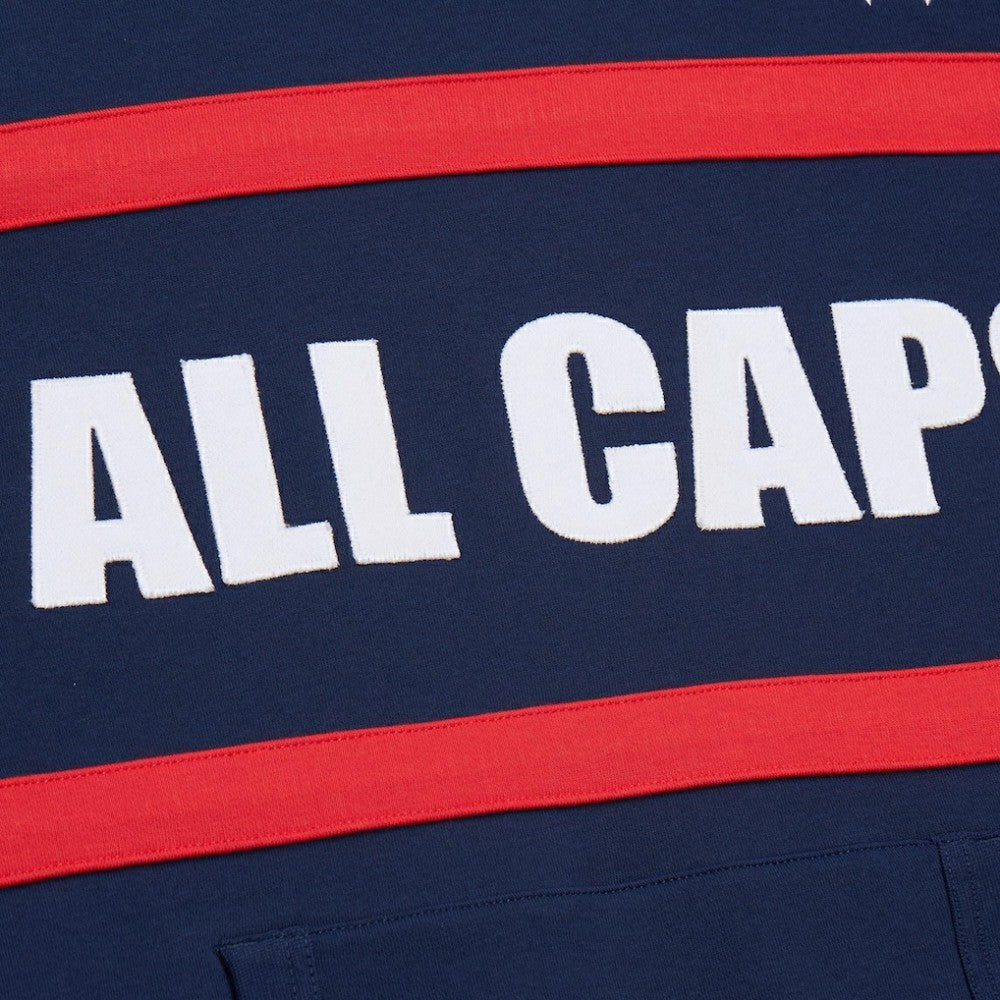 Washington Capitals Mitchell & Ness Head Coach Slogan Pullover Hoodie Navy