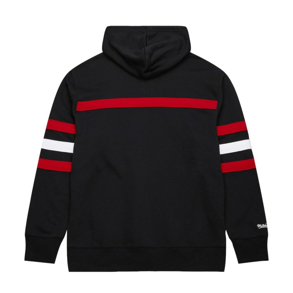 New Jersey Devils Mitchell & Ness Head Coach Slogan Pullover Hoodie Black