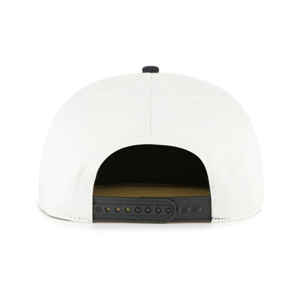 Houston Astros Foundation Captain Snapback Hat White/Black | 47 brand