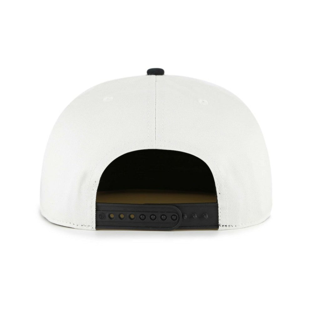 Minnesota Twins Foundation Captain Snapback Hat White/Black | 47 brand
