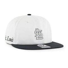 St. Louis Cardinals Foundation Captain Snapback Hat White/Black | 47 brand