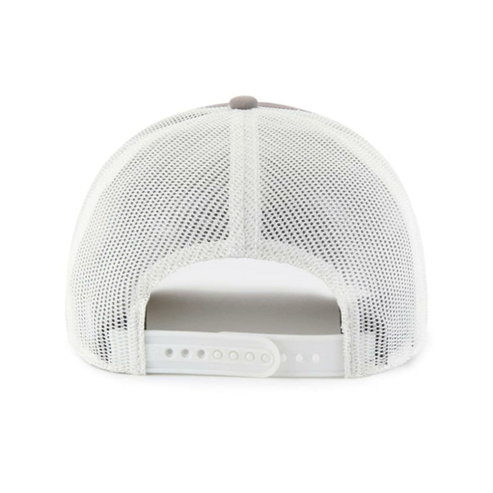 Tampa Bay Rays Tide Sweep Rope Trucker Adjustable Hat Gray/White | 47 brand