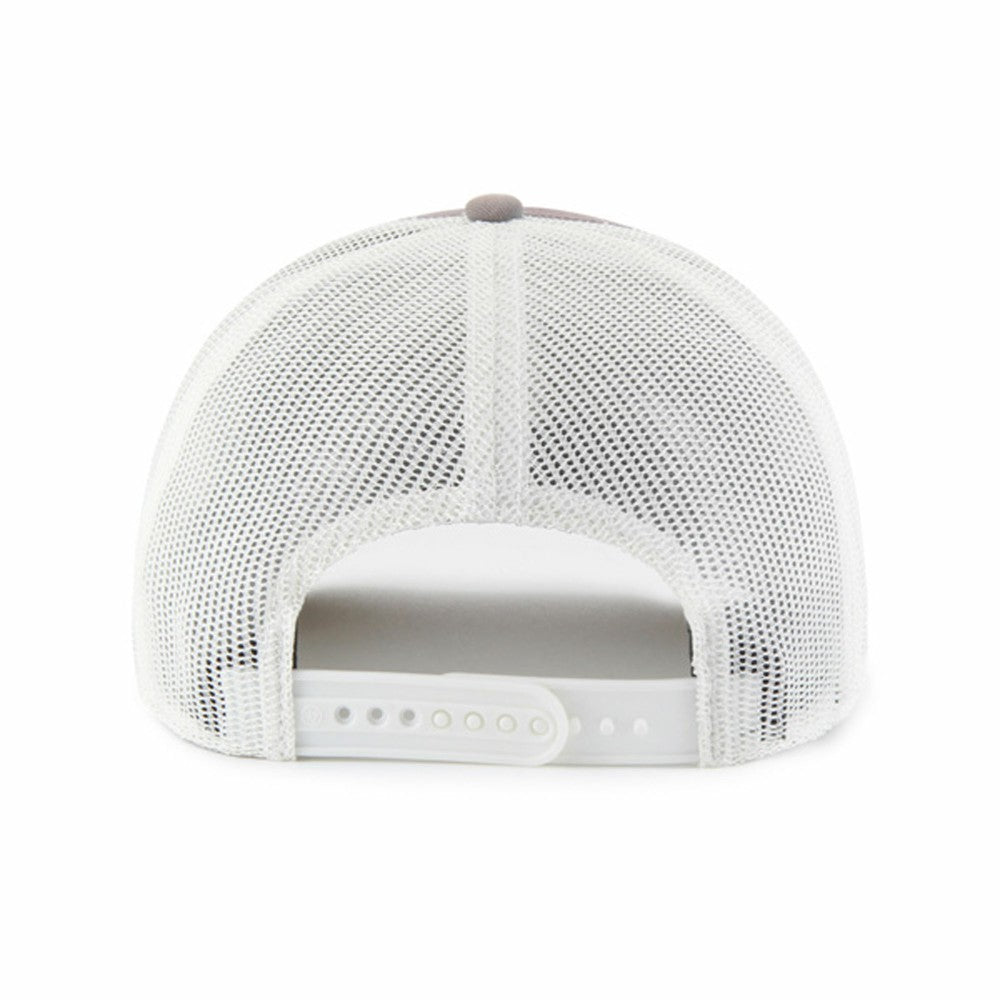 Milwaukee Brewers Tide Sweep Rope Trucker Adjustable Hat Gray/White | 47 brand