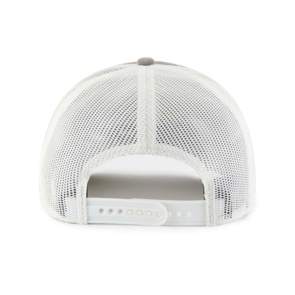 Minnesota Twins Tide Sweep Rope Trucker Adjustable Hat Gray/White | 47 brand